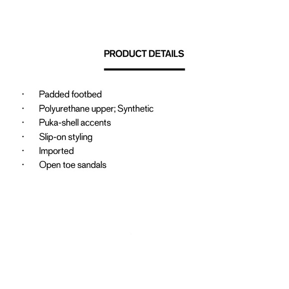 EXPRESS Coral Blush Strappy Puka Shell Sandals 9 NWT - Picture 3 of 3